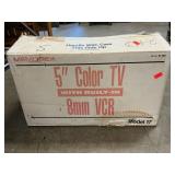 Memories 5ï¿½ Color TV With Built-In 8mm VCR