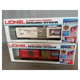 (2) Lionel O Gauge Box Cars