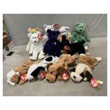 (11) Ty Beanie Babies