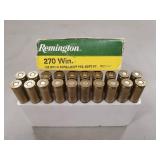 (20) Rounds 270 Win. Ammo