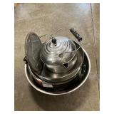 Teapot, SS Mixing Bowl, Roaster