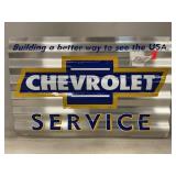 Retro Chevrolet Service Sign