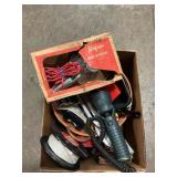 Box Lot With Spotlight, Cast Iron Pipe Plug,
