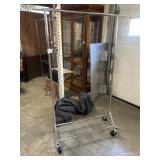 Stainless Steel Clothing Rack on Wheels