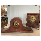 (2) Vintage Clock Cases With Workings, No Faces