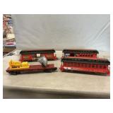 (3) Budweiser, (1) Searchlight S Gauge Train Cars