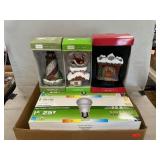 Box Lot With Light Bulbs, Nightlights