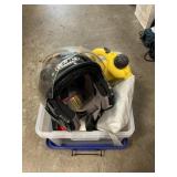 Tote With HJC Motorcycle Helmet, (Large),
