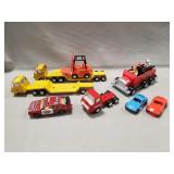 Tray Lot Of Assorted Toy Trucks & Cars
