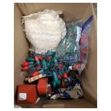 Box Lot Of Assorted Christmas Decorations