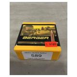 (100) Berger 7mm 180 Gr. Bullets