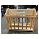 Wooden Magazine Rack