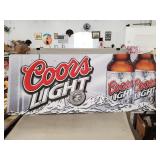 (1) Coors Light Metal Beer Sign (52.5"ï¿½20.5")