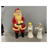 Vintage Union Products Hard Plastic Santa (No