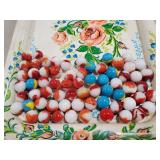 Tray Of Assorted Marbles