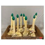 (8) Vintage Electric Candle Lights