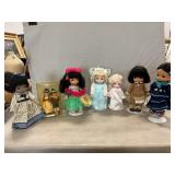 Lot Of Precious Moments Collector Dolls, German