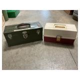 Plano Tackle Box, Metal Union Toolbox With A Few