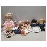 (7) Assorted Collector Dolls