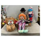 Assorted Clown Dolls, Coconut Clown