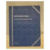 (1) Partial Book Of U.S. Silver Dimes (90%