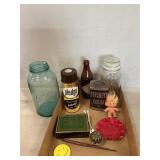 Coca-Cola Bottle, Vintage Can & Ruler, Planterï¿½s