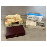 Marble Ashtray, Pocketknife, Anker Speaker,