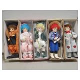 (5) Assorted Collector Dolls
