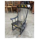 Childrenï¿½s Painted Wooden Rocking Chair