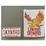 Lynyrd Skynyrd Metal Sign & Car Plate