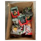 Box Lot Of Christmas Decor