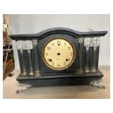 Antique Sessions Mantel Clock Case, (No Hands Or