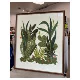 Framed Botanical Needlework