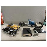 Metal Art, Playing Card Set, Plastic Truck Cab,