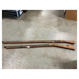 Rustic Wooden Rifle Wall Hangers (Longest 68ï¿½)
