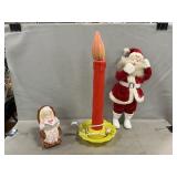 Mid-Century Harold Gale Santa, Blow Mold Electric