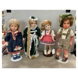 (4) Collector Dolls