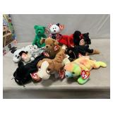 (11) Ty Beanie Babies