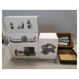 (4) Department 56 Accessories & Additional