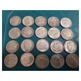 (20) U.S. Silver Dimes (90% Silver)