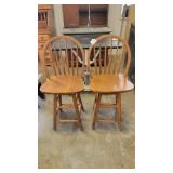 2 Swivel Bar Stools