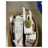 Box Lot With Mandolin Slicer, Pineapple Corer,