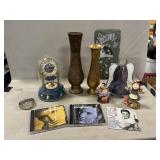 Brass Vases, Holiday Decor, Welcome Slate, Elvis