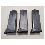 (3) 9mm Magazines