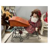 Mini School Desk & Chairs, Collector Dolls