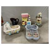Vintage Planters, Clay Pitcher