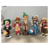 Bavarian Boys & Assorted Collector Dolls