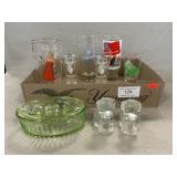 Anchor Hocking Green Fridge Dish, Federal Candy