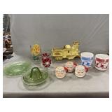 Mid-Century Mini Santa Mugs, Peanut Butter &