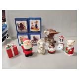 Tray Of Assorted Figurines & More